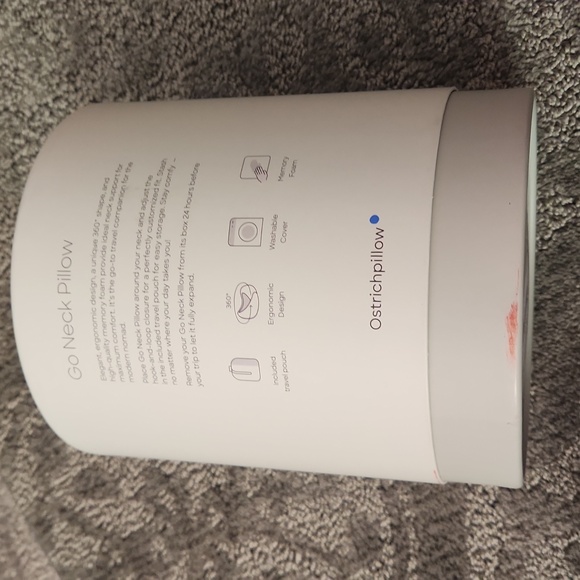 Ostrich Pillow Go Neck Pillow Travel Rest Comfort Midnight Grey - Picture 2 of 2